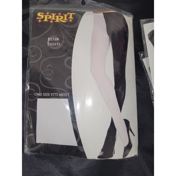 Jester black and white Pantyhose - Picture 1 of 1